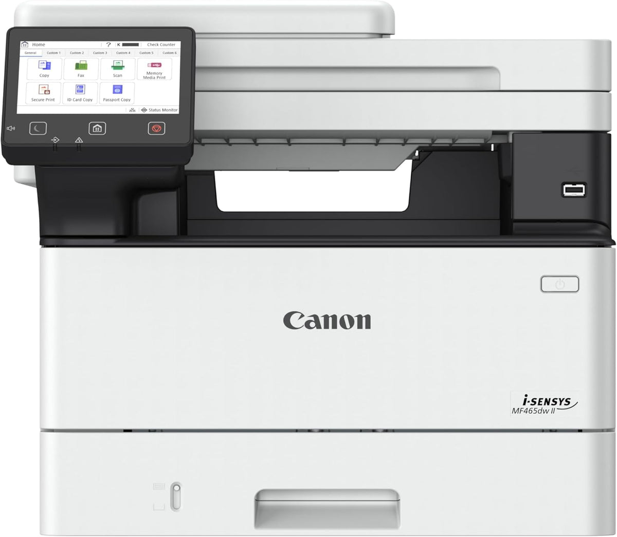 Canon i SENSYS MF465dw II Multifunktions Laserdrucker - DIN A4 mit 40 Seiten pro Minute - WLAN Duplexscan und beidseitiger ADF - Drucken Kopieren Scannen und Faxen