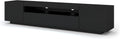 BIM Furniture TV Lowboard 200 cm - Laminierte Fronten in Schwarz Matt - Hängend oder stehend als Sideboard nutzbar - Holzwerkstoff für Wohnzimmer und HiFi