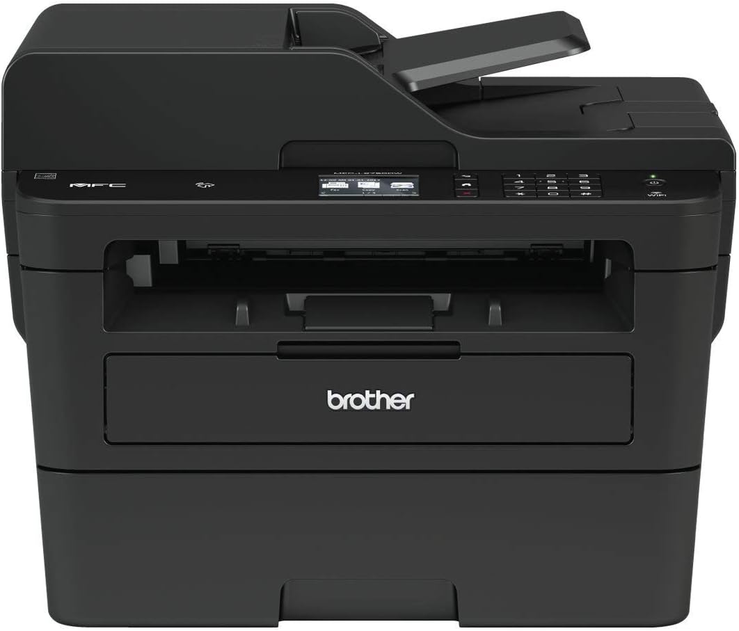 Brother MFC-L2750DW Multifunktions Laserdrucker - Monochrom und kompakt für A4 Dokumente - WLAN mit 1200 x 1200 dpi Druckauflösung - Bis 34 Seiten pro Minute