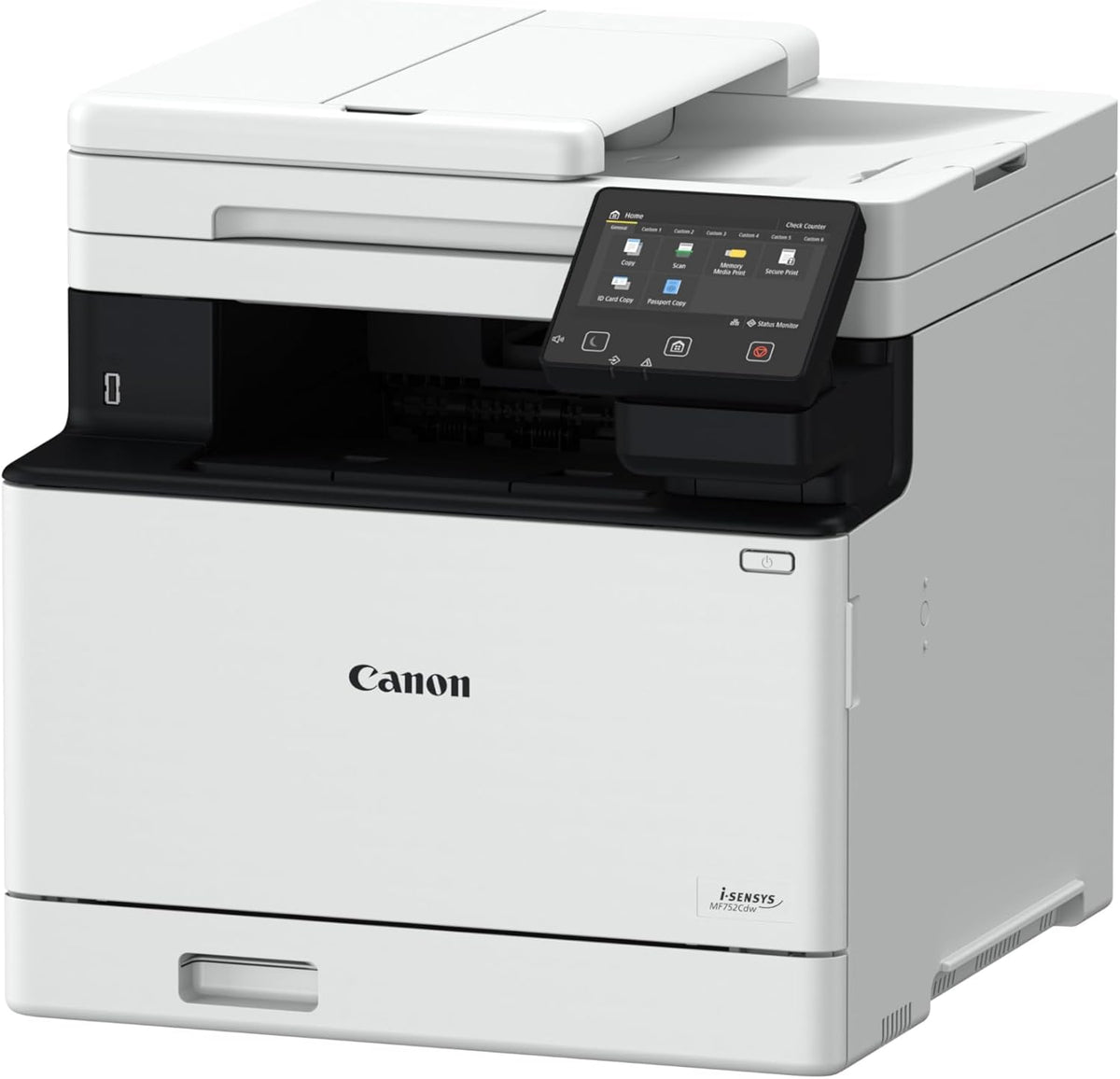 Canon i-SENSYS MF752Cdw Farblaser Multifunktionsdrucker - A4 Drucken Kopieren und Scannen - WLAN LAN USB Duplex und 12,7 cm Touchscreen - 250 Blatt Papierkassette