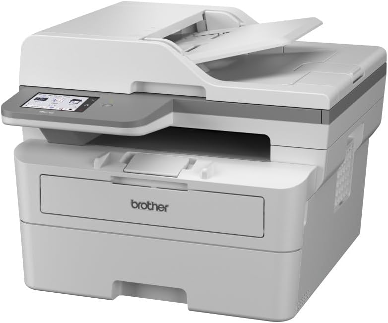 Brother MFC L2960DW Multifunktions Laserdrucker - Schwarzweißdruck bis 34 Seiten pro Minute - Duplexdruck Kopieren und Scannen - WLAN Netzwerk USB und 8,8 cm Touchscreen