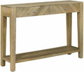 Konsolentisch mit Schubladen - Rechteckiger Beistelltisch mit Stauraum - Naturgrau im modernen Design - 110 x 80 x 30 cm für Flur und Wohnzimmer