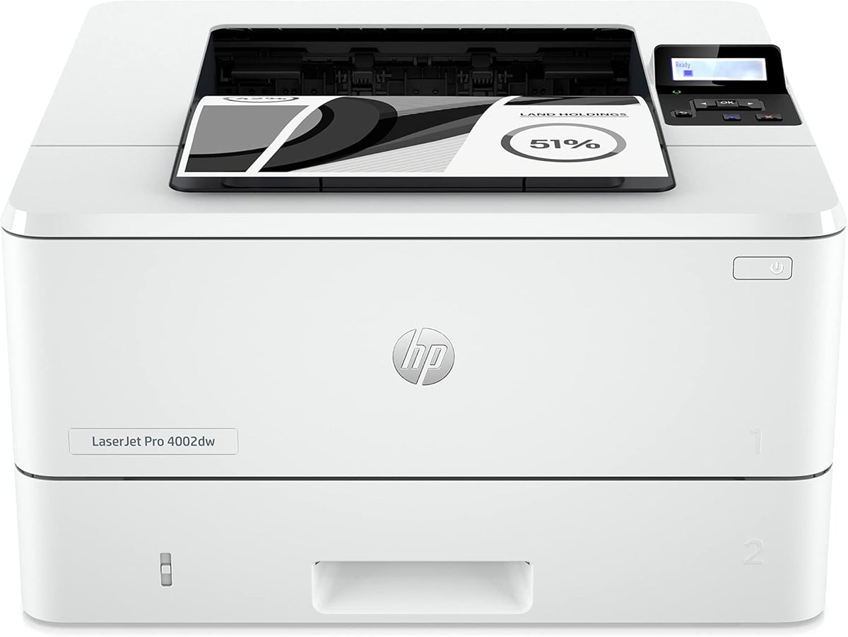 HP LaserJet Pro 4002dw Monochrom Laserdrucker - Bis zu 40 Seiten pro Minute - WLAN Ethernet USB und automatischer Duplexdruck - Wolf Pro Security für das Büro