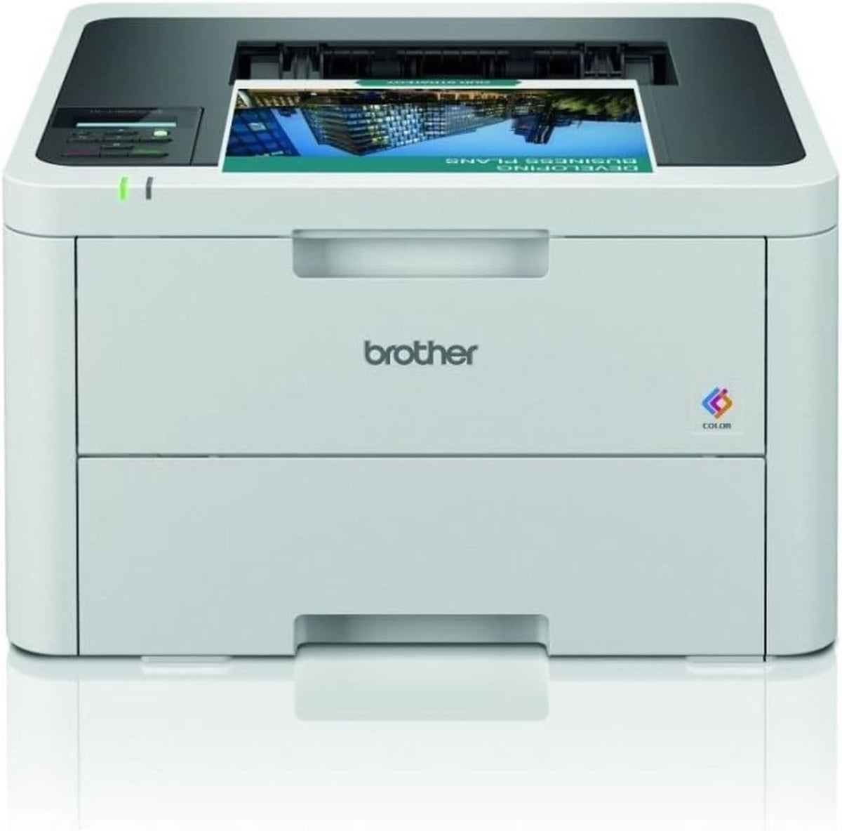 Brother HL-L3220CWE Eco Pro - Kompakter Farb LED Drucker mit WLAN und USB - Interner Speicher für Büro und Homeoffice - 18 Seiten pro Minute