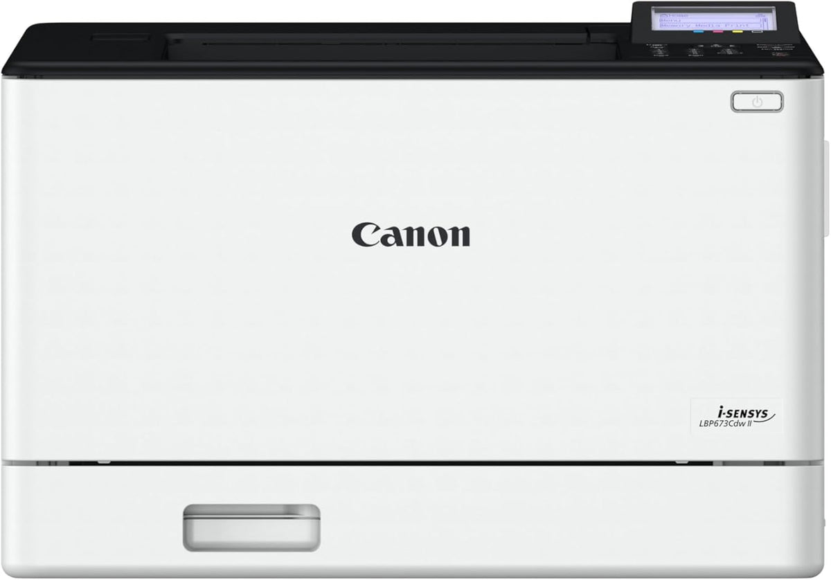 Canon i SENSYS LBP673Cdw II Farblaserdrucker - DIN A4 mit bis zu 33 Seiten pro Minute - WLAN Ethernet USB und Duplexdruck - AirPrint Mopria Cloud und 250 Blatt Kassette