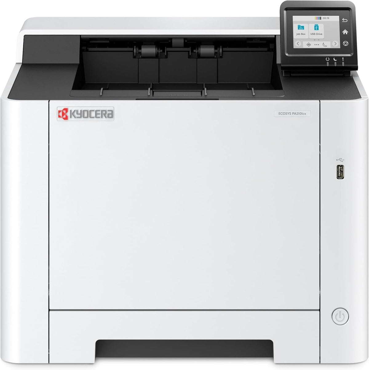 Kyocera Ecosys PA2101cx - Farblaserdrucker mit schwenkbarem Touchpanel - Ethernet USB Mobile Print und Auto Duplex - 21 Seiten pro Minute