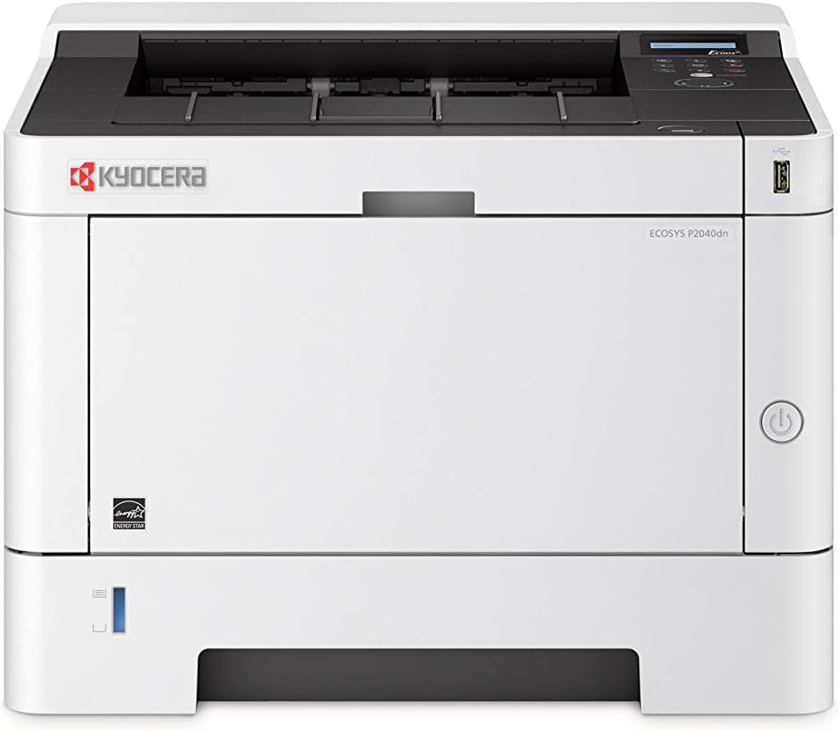 Kyocera ECOSYS P2040dn Monochrom Laserdrucker - Bis zu 40 Seiten pro Minute - Ethernet USB und automatische Duplexeinheit - Mobile Print mit Klimaschutz System