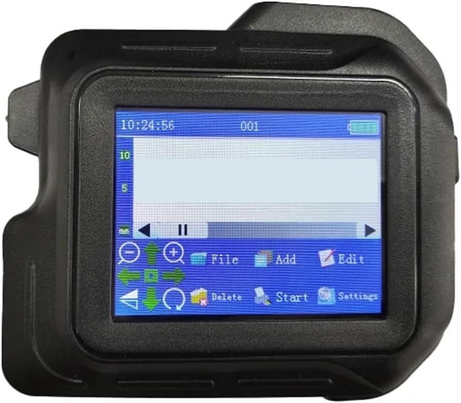 Tragbarer Mini Tintenstrahldrucker - 12 Komma 7 mm für schnelltrocknende Kennzeichnungen - QR Codes Chargen Datum und Logos - Mit Premium Tintenpatrone