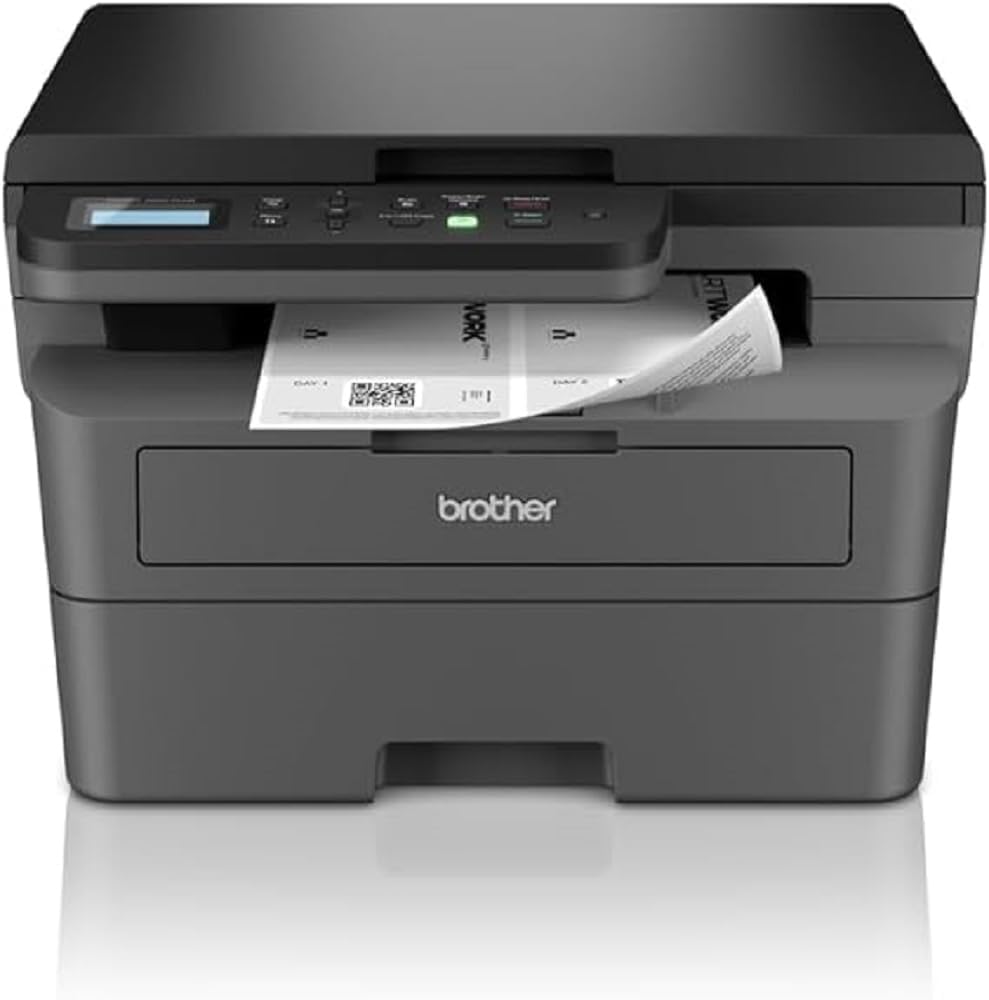 Brother DCP-L2627DW Multifunktionsdrucker - 3 in 1 Monochrom Lasergerät mit 5 GHz WLAN und USB - Auto Duplex mit zweizeiligem LCD - 32 Seiten pro Minute