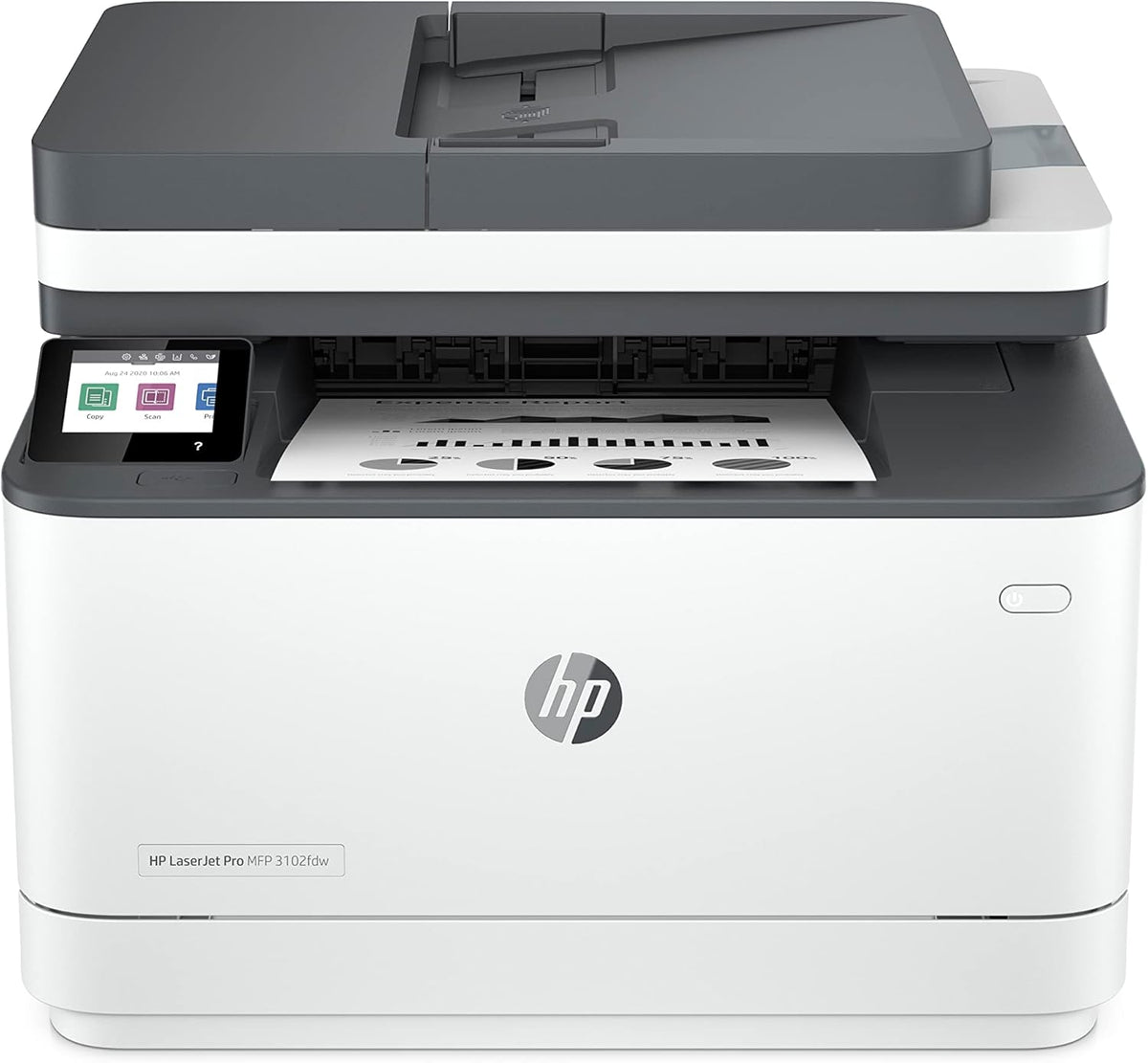 HP LaserJet Pro MFP 3102fdw Multifunktionsdrucker - Schwarzweißdruck bis 35 Seiten pro Minute - WLAN Ethernet USB Fax und Duplex - Smart App und Wolf Pro Security