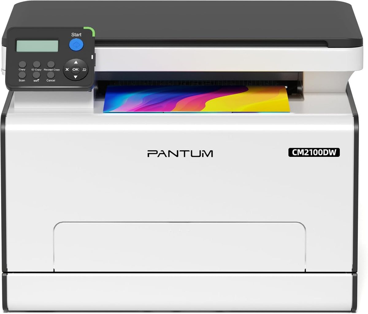 PANTUM CM2100DW Multifunktions Farblaserdrucker - Bis zu 20 Seiten pro Minute - WLAN Ethernet USB und Duplexdruck - Drucken Scannen und Kopieren im Büro