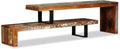 TV Schrank aus massivem Altholz - Fernsehtisch und Phonomöbel im Vintage Stil - Rechteckiges TV Board für Wohn und Schlafzimmer - Ohne Montage direkt aufstellbar