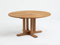 Gartentisch - Teakholz - 150x150x74 cm - Hellbraun-Naturholz - modern